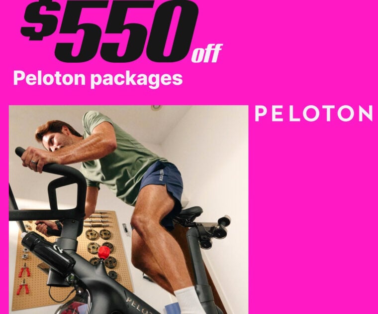 Peloton email to customers announcing new holiday sales.